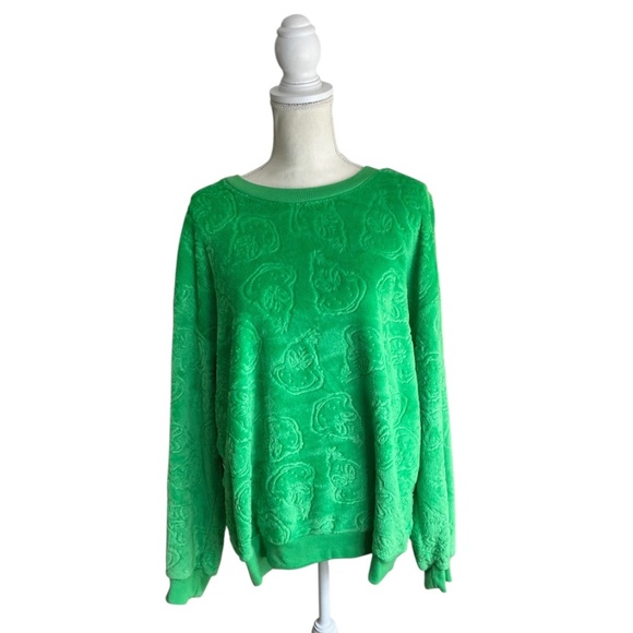 The Grinch Dr. Seuss Crew Green Sweatshirt - Picture 1 of 10